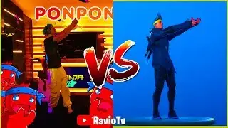 Fortnite Ninja Style (Pon Pon) Emote in Real life - 100% Synced Fortnite Dances/Emotes VS Real Life