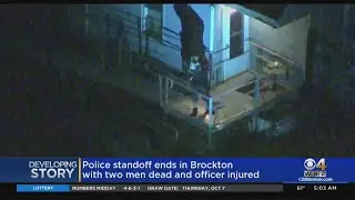 Brockton Police Officer Shot 4 Times, 2 Men Dead After Long Standoff