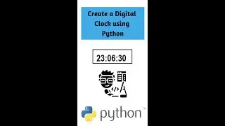 How to create a Digital clock using Python and its turtle library?🐍Let's try it! 