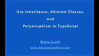 Use inheritance, abstract classes, and polymorphism in TypeScript