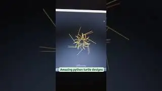 Python Turtle Graphics | Coding Status Video | Instagram Reels |