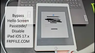 FRPFILE RAMDISK Bypass Hell0 Screen i.Pad i0S 17.x with notifications & i|Cloud services