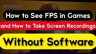 How to display FPS,GPU,CPU,Screen records usage in games ?