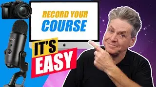 How To Record Your Course - The Easy Way.