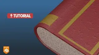 Leather Book | Blender 4.1 Tutorial