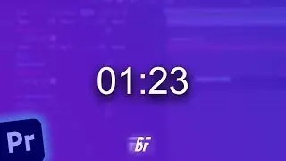 Simple Countdown Timer Animation in Adobe Premiere Pro