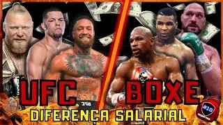 5 MAIORES SALÁRIOS DO UFC VS 5 MAIORES SALÁRIOS DO BOXE