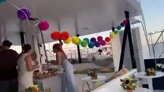 Кипр.День Рождения на корабле.