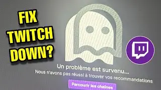 Fix Twitch not working | Error Loading Channels | Can't go live on Twitch | twitch down today