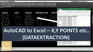AutoCAD to Excel - DataExtraction