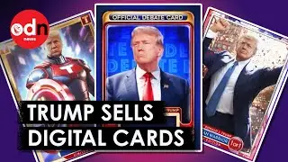 Trump Sells New NFT Trading Cards and Piece of the Suit He Wore in Biden Debate