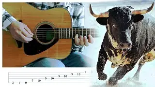 El Toro | Spanish melody, learn it! | Guitar Lesson w/ Tabs!