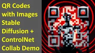 Create Viral QR Codes  with Images  Stable  Diffusion +ControlNet Google Collab Demo Python