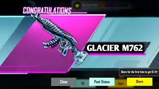 😍New Glacier M762 Event In Bgmi | M762 Glacier Coming | How To Get Glacier M762 Skin🔥