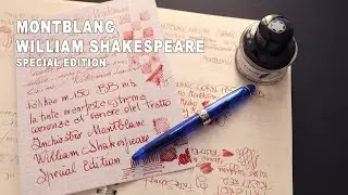 Montblanc William Shakespeare ink limited edition - Full test