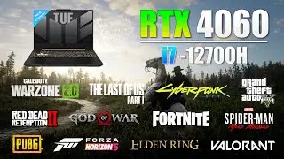 ASUS TUF F15 (2023) - i7 12th Gen 12700H RTX 4060 - Test in 12 Games : RTX 4060 Gaming