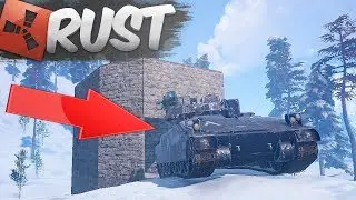 АДМИН  НА ТАНКЕ!! ТАНК РЕЙДИТ ДОМ ПОД НОЛЬ!! (RUST RAID - РАСТ РЕЙДЫ)