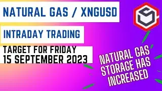 Natural Gas Trading | Natural Gas Prediction for Today Friday 15 September 2023 with TARGET