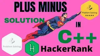 Hackerrank Plus Minus solution in C++.