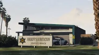 IBONOJA MAPS VESPUCCI POLICE/SHERIFF SUBSTATION [FIVE M][GTA V][MLO]