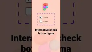 How to create an interactive check box in figma 