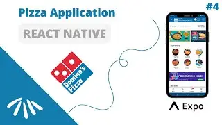 🔴 Let's build a Pizza Application (Dominos) with React Native | React Context API | Expo | Day 4