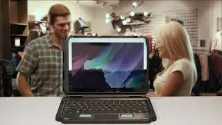 2-in-1 Attachable Keyboard for the Samsung Galaxy Tab Active Pro Tablet