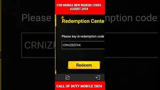 New Redeemption Codes in Call Of Duty Mobile 2024