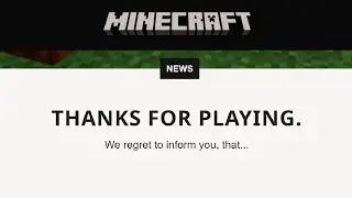 Minecraft is Dying... (no, really)