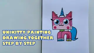 How to draw unikitty. Unikitty painting. Free art lessons. Drawing tutorial for beginners.