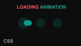 Loading Animation Using Html & Css