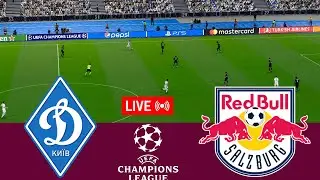 [LIVE] Dynamo Kyiv vs FC Salzburg. UEFA Champions League 24/25 Full Match - VideoGame Simulation