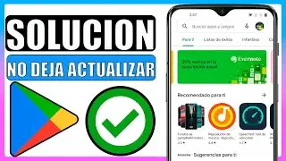 🔴Google play store no me deja actualizar aplicaciones (Solucion)