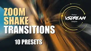 Zoom Shake Transitions Premiere Pro Presets