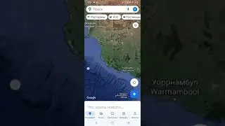 Мельбурн (Австралия) На карте