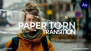 Paper Rip Transition in After Effect | Paper Transition