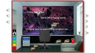 Space Office Typing Game  Demomstration Video