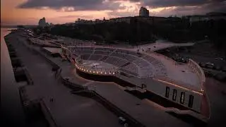 Амфитеатр на нижней террасе центральной набережной Волгограда 