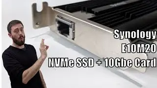 Synology E10M20 10Gbe + NVMe SSD PCIe Cache Card