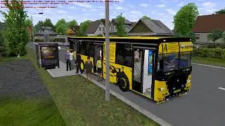 Карта,Омнинск.  Маршрут 14 (Omsi2) 18+.