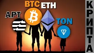 🔥Прогноз цены по биткоину и альткоинам: BTC, ETH, APT, TON. Технический анализ альткоинов