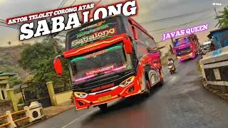 😱 DUET DUA BUS ARTIS ANEKA BINTANG SABALONG X JAVAS QUEEN || FULL TELOLET KEBALIK  REMIX