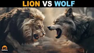 What if a wolf were the size of a lion? Who would win?