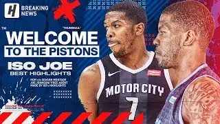 ISO JOE IS BACK! Joe Johnson BEST CAREER Plays & CLUTCH Shots! Welcome to Detroit Pistons