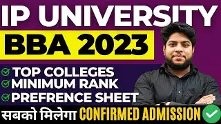 IP University Top BBA Colleges Online Counselling🔥Maximum Ranks Complete Details🔥