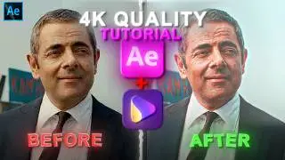 4K Quality Tutorial For your Edits!! || After Effects and Uniconverter AI Tutorial || 