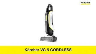 Компактный вертикальный пылесос Karcher VC 5 CORDLESS