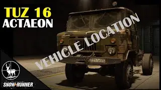 How To Unlock TUZ 16 ACTAEON (Lake Kovd DLC) SNOWRUNNER Vehicle Location