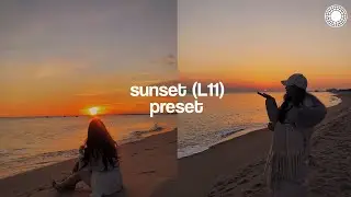 Sunset filter | Instagram feed theme | vsco filters tutorial