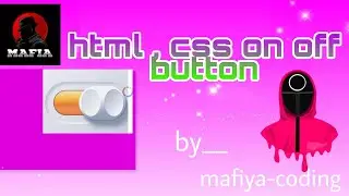 html , css on off button  make  with source code description 